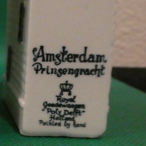 Set Of 3 Royal Goedewaagen Poly Delft Holland Hand painted Amsterdam - Picture 8 of 14